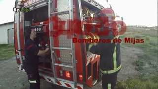 Bomberos Mijas  Incendio en cortijo  By Lolo [upl. by Anagnos]