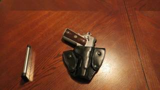 TT Gunleather Snap Removable Pancake Holster Wilson Elite Professional [upl. by Corine]