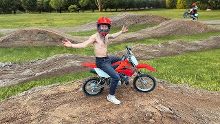 I Built a MotoCross Track in My Front Yard [upl. by Genet]