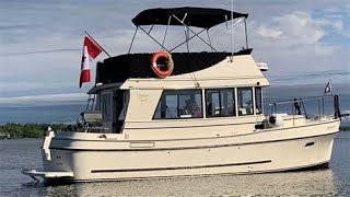 Camano 31 Fast Trawler IS SOLD walkthrough and engine start [upl. by Nyroc]