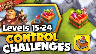 Easily 3 Star Controllable Heroes Challenges 1524 Clash of Clans [upl. by Grazia]