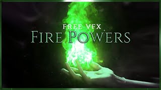 Green Fire Powers Pack ◈ FREE VFX ◈ Fireball amp Fire Attacks ◈ Magic Power Effects Blackscreen [upl. by Nyroc]