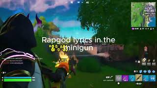 Rap god lyrics in the minigun [upl. by Nagap539]