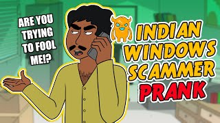 Indian Windows Scammer Prank  Ownage Pranks [upl. by Florin]