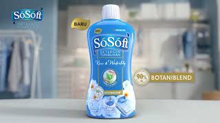 SoSoft Detergent lembut di tangan amp wangi [upl. by Atilem]