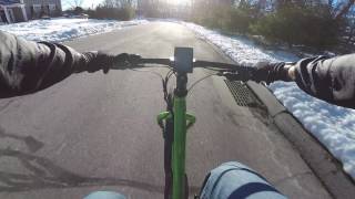 luna cycle 4 Season 1000 Fat Tire Ebike KHS flying down the road at top speed [upl. by Anits724]