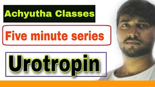 Urotropin  Aldehyde  Class 12 Organic  Achyutha Classes  Shivang Gupta Sir  Urotropin [upl. by Agle]