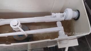 Toilet flush tank water overflow repair easy at home amp also saving money in tamil [upl. by Yht]