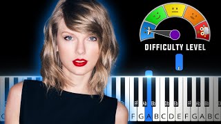 Tolerate It  Taylor Swift  EASY Piano Tutorial  Sheet Music [upl. by Hephzipa453]