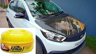 Formula 1 Carnauba Paste Wax review on Tata Tiago NRG [upl. by Berfield]