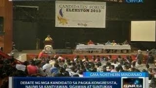 Saksi Debate ng congressional candidates sa CdeO nauwi sa kantyawan sigawan at suntukan [upl. by Notgnimer]