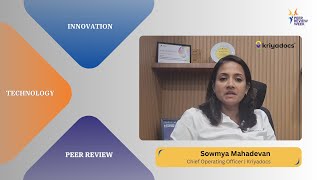 Interplay of Innovation Technology amp Peer Review Insights by Sowmya Mahadevan [upl. by Naraa]