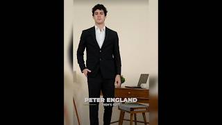 Peter England Mens Black Suit For Wedding and Office Wear shorts ytshorts youtubeshorts suiting [upl. by Sheets485]