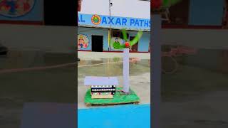 WINDMILL PROJECT WORK AXARPATHSHALA trending engineering school kids activity windmill [upl. by Hegyera]