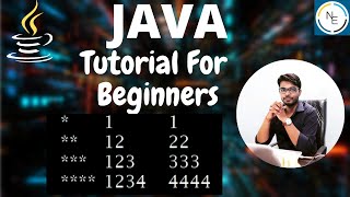 Use of for and Pattern Programs JAVA Programming for Beginners  NetworkersEra [upl. by Urban]