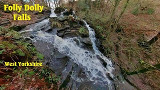 Folly Dolly Falls Meltham West Yorkshire [upl. by Yatnohs756]