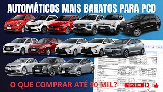 AUTOMÁTICOS MAIS BARATOS PARA PCD [upl. by Yrrek]