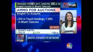 Singtel Invests In Bharti Telecom [upl. by Ayocat]