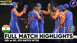 India vs West Indies 4th Warmup Match Highlights  ICC Women World Cup  IND vs WI Highlights [upl. by Furie]