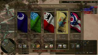 Age Of Empires III Treaty USA vs Dutch [upl. by Ahsekin]