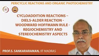 Cycloaddition reactions – DielsAlder reaction  Woodward Hoffmann rule [upl. by Ycniuqed]