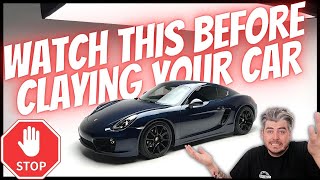 HOW TO SAFEY CLAY YOUR CAR  Tips and Tricks when claying your car [upl. by Lanahtan517]