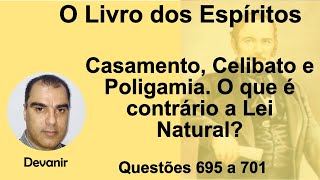 Palestra  LE  Casamento celibato e poligamia O que é contrário à Lei Natural  Q 695 a 701 [upl. by Lance129]