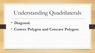 Convex and Concave Polygons  What is a Diagonal  Class 8th  NCERT  CBSE  Chapter 3 [upl. by Eugeniusz]