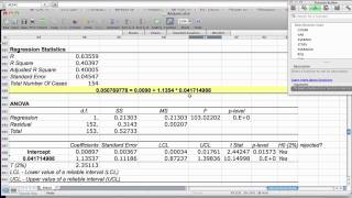 Explanation of Regression Analysis Results [upl. by Xyla]