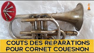 TARIFS POUR RÉPARATION CORNET COUESNON VINTAGE [upl. by Mignon]