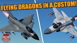 War Thunder DEV  FLYING the DRAGONS J10A amp JF17 in a CUSTOM BATTLE AMAZING new FIGHTERS [upl. by Driskill]