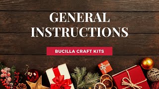 Bucilla  General Instructions [upl. by Yardna895]