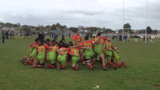 Aorere College 1st XV celebration haka after winning their semifinal 2014 [upl. by Caldeira]