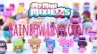 My Mini Mixie Qs  Search for the Rainbow Unicorn  MEGA Unboxing  4K [upl. by Dorsy]