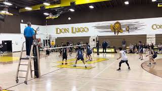 Gabrielino HS vs Don Lugo HS  Varsity Volleyball  CIF RD2 DIV6 [upl. by Nanerb339]