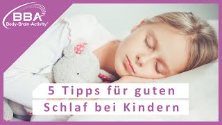 Dein Kind schläft nicht gut 5 Tipps für besseren Schlaf [upl. by Chabot]