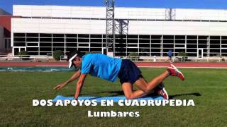 Personal Running  LUMBARES Dos apoyos en cuadrupediam4v [upl. by Demeter]