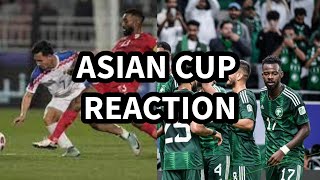 THAILANDOMAN DRAW AND SAUDI WIN  ASIAN CUP REACTION [upl. by Amador]