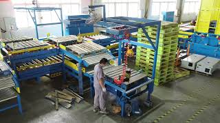 SF5000 Wood pallet repair sorting line [upl. by Frey]