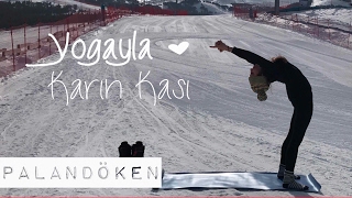 Yoga ile KARIN KASI ♥ Bel bölgesinde YAĞ YAKARAK ISINI ARTTIR [upl. by Adrien]