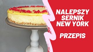 🔥Najlepszy Sernik New York  Nowojorski  Przepis 🍰⬅ [upl. by Oigimer203]