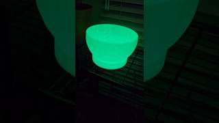 GLOW IN THE DARK FLOWER POT 3DPRINTING [upl. by Pierre]