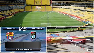 NOCHE AMARILLA 2021  BARCELONA VS 9 DE OCTUBRE [upl. by Lerred]