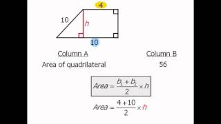 GRE Math Practice Geometry  Example 1 [upl. by Nylhtak]