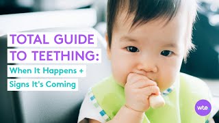 When Babies Start Teething Signs Your Baby Is Teething When Itll Happen  More  What to Expect [upl. by Inol]