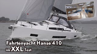 Hanse 410  Neue Fahrtenyacht im XXLTest 2023 [upl. by Ennairek]