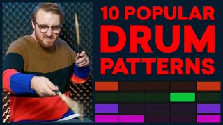 10 Popular Drum Patterns Every Producer Should Know [upl. by Sharline]