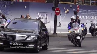 Police Motorcycle Escort VIP [upl. by Namlaz]