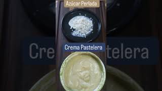 Receta Crema Pastelera y AzÃºcar Perlada [upl. by Rolyak363]