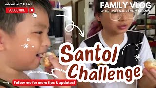 Santol asim challenge with family nakakapaglaway LOL [upl. by Ambrogino562]